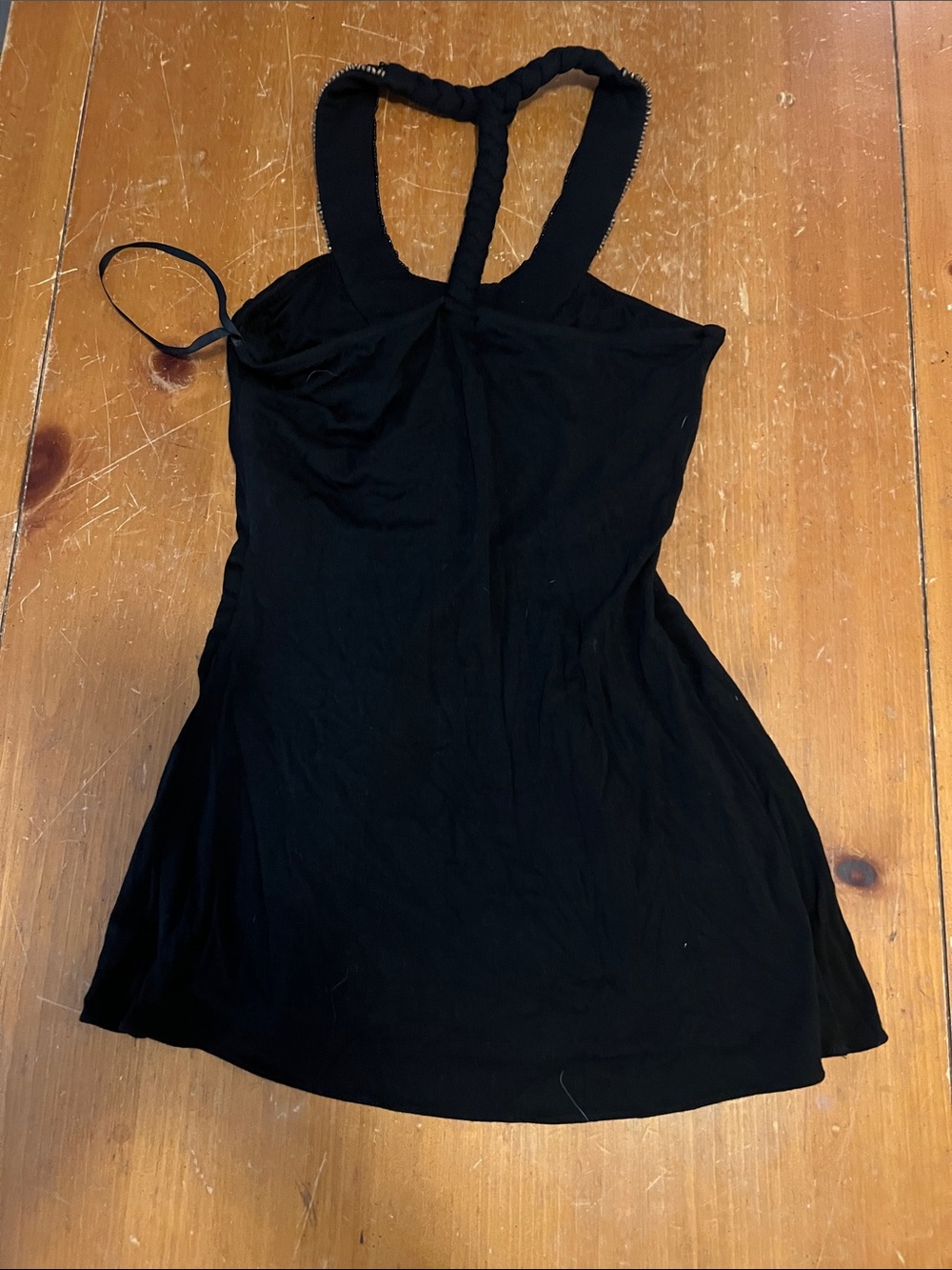 Sky Black Embellished Halter Tank Top - Picture 4 of 6